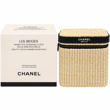 Chanel Les Beiges Healthy Glow Summer Essentials (Summer Limited Edition Bamboo Woven Box Bag) 